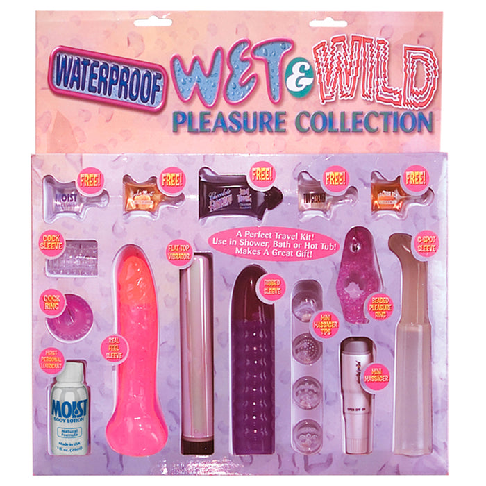 Pipedream Waterproof Wet & Wild Pleasure Collection 13-Piece Set