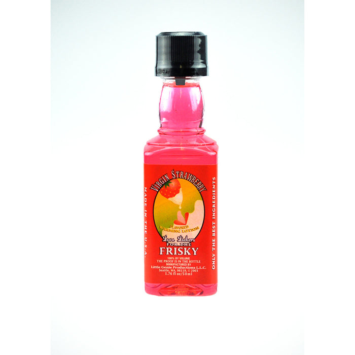 Love Lickers Virgin Strawberry Flavored Massage Oil 1.76 oz.