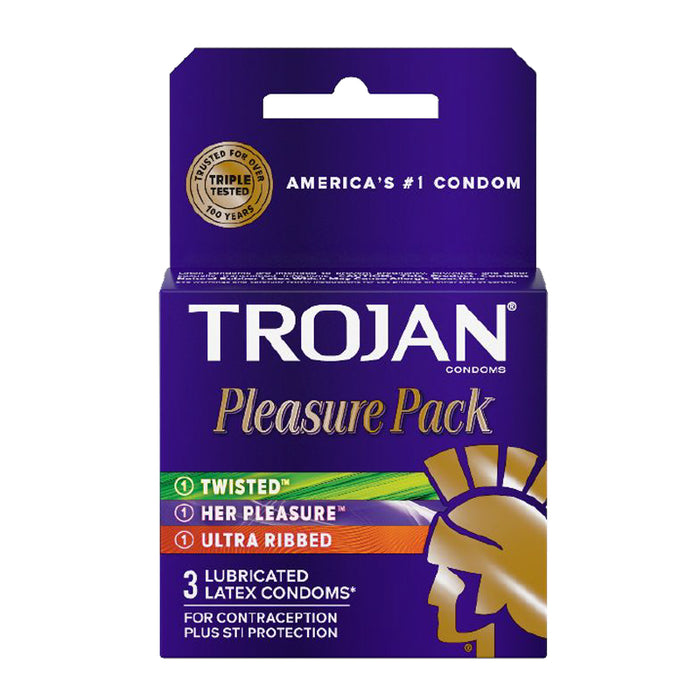 Trojan Pleasure Pack 3 Pack