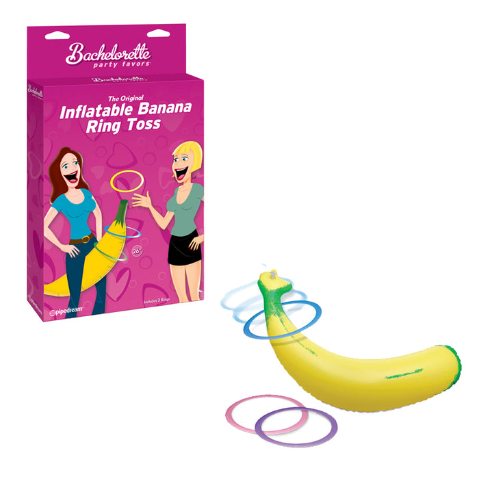 Pipedream Bachelorette Party Favors Inflatable Banana Ring Toss Game