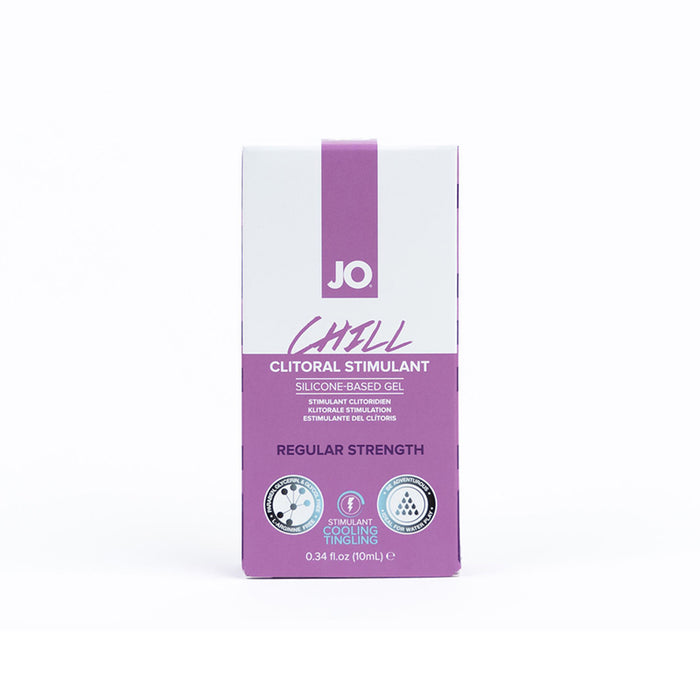 JO Chill Clitoral Gel - Cooling - Stimulant (Silicone-Based) 0.34 fl oz / 10 ml