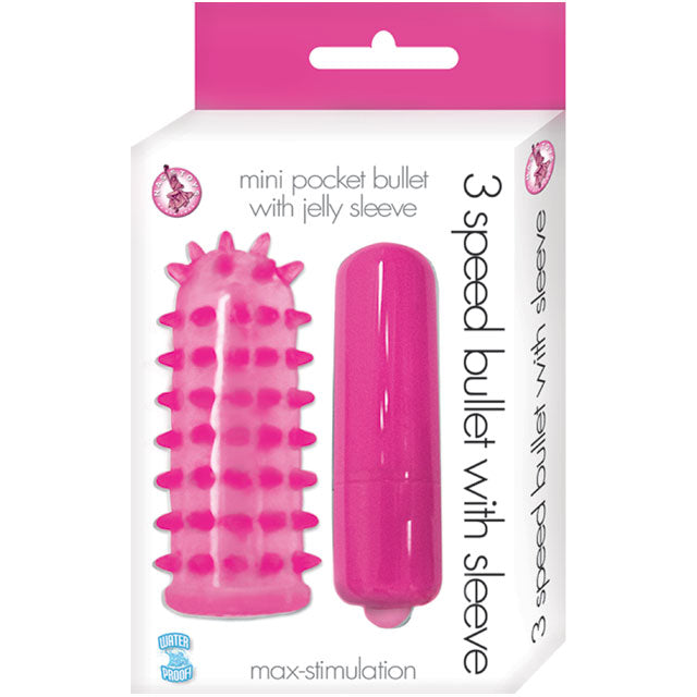 3 Speed Bullet with Sleeve (Pink)