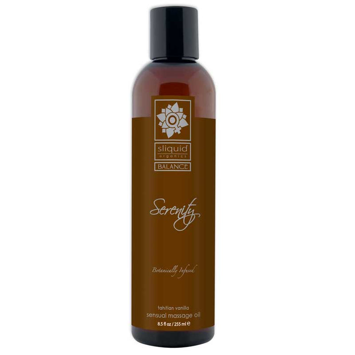 Sliquid Organics Balance Massage Oil Seduction (French Vanilla) 4.2oz