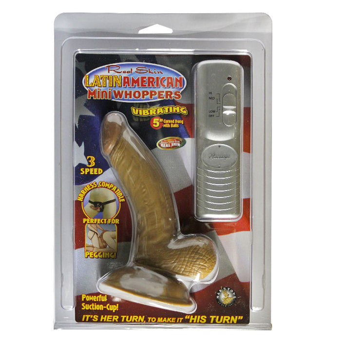 Latin American Mini Whoppers 5in. Curved Vibrating Dong