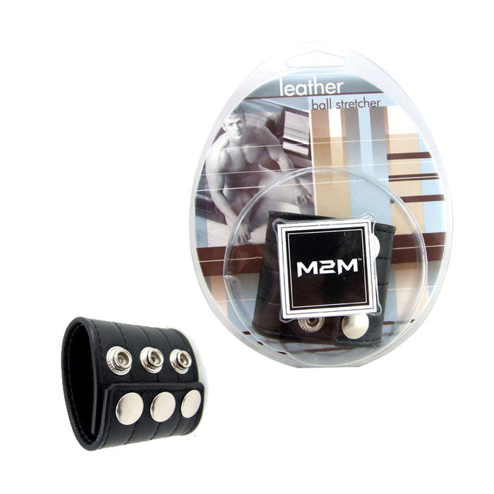 M2M Ball Stretcher Leather 2in. Black