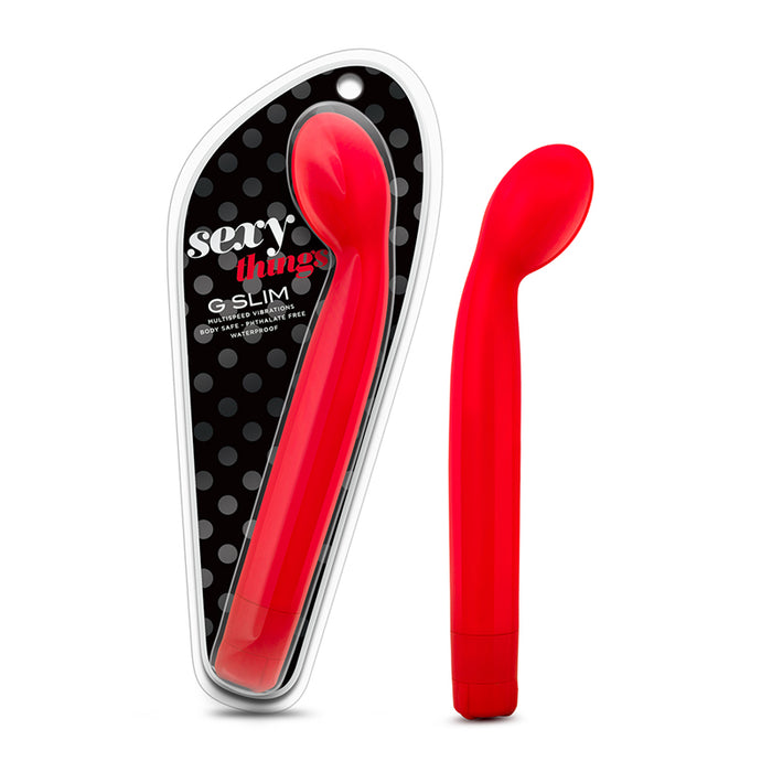 Blush Sexy Things G Slim Multispeed Slimline G-Spot Vibrator Red