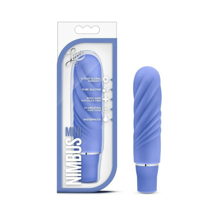 Blush Luxe Nimbus Mini Silicone Vibrator Periwinkle
