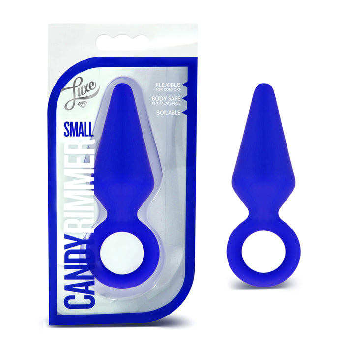 Blush Luxe Candy Rimmer Small Silicone Anal Plug Blue
