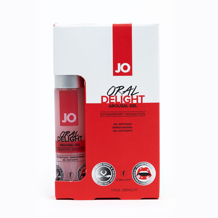 JO Oral Delight - Strawberry -  1 fl oz / 30 ml