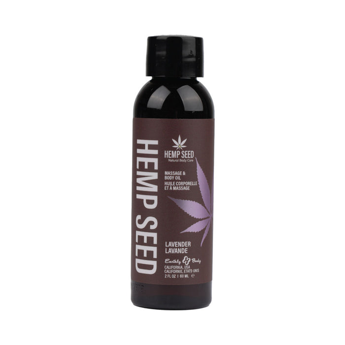 Earthly Body Massage Oil Lavender 2oz