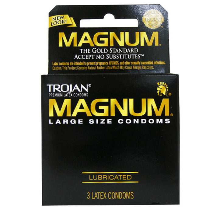 Trojan Magnum Larger Size Condoms 3 Pack