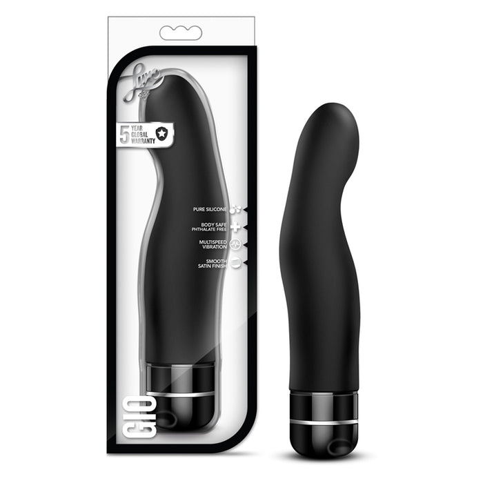 Blush Luxe Gio Silicone G-Spot Vibrator Black