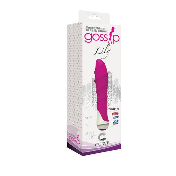 Curve Toys Gossip Lily Waterproof Silicone G-Spot Vibrator Magenta