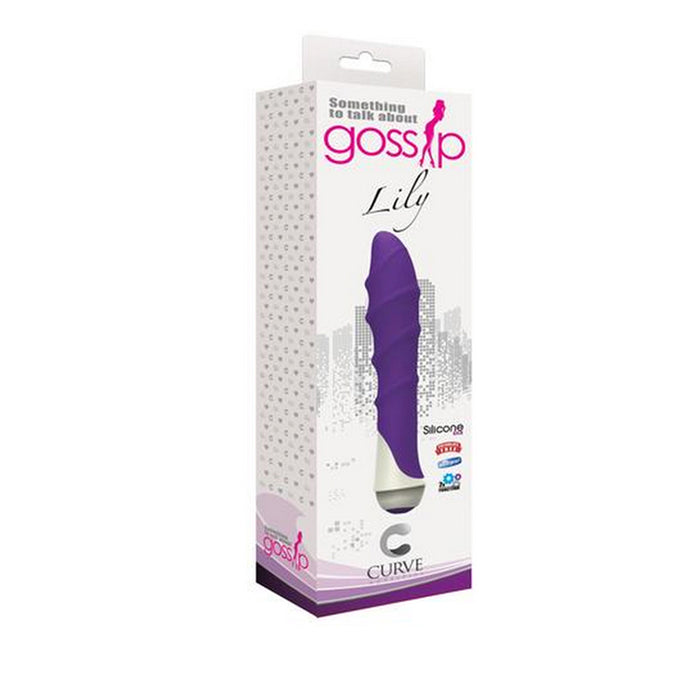 Curve Toys Gossip Lily Waterproof Silicone G-Spot Vibrator Violet