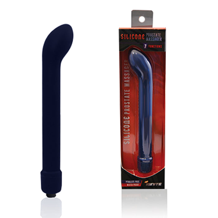 SI Vibrating Prostate Massager Silicone Blue
