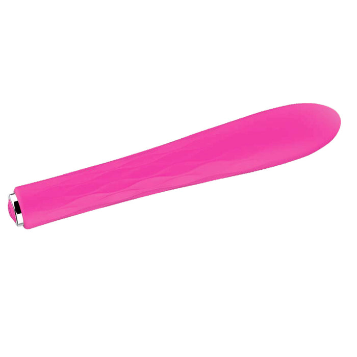 Nalone CiCi Waterproof Aluminum Slimline Vibrator with Silicone Sleeve Pink