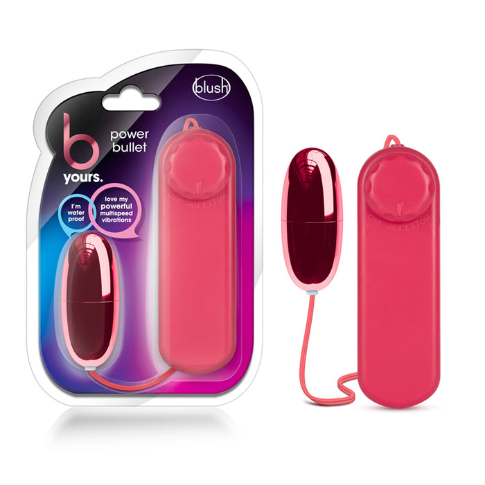 Blush B Yours Power Bullet Remote-Controlled Egg Vibrator Cerise
