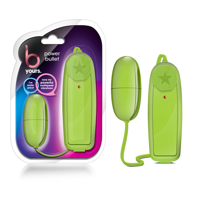 Blush B Yours Power Bullet Remote-Controlled Egg Vibrator Lime