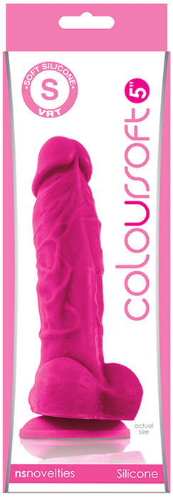 ColourSoft 5 in. Soft Dildo Pink