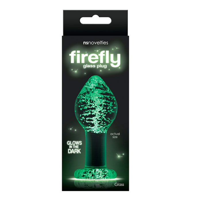 Firefly Glass Plug Large Clear