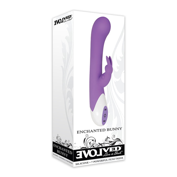 Evolved Enchanted Bunny Silicone Rabbit Vibrator Purple