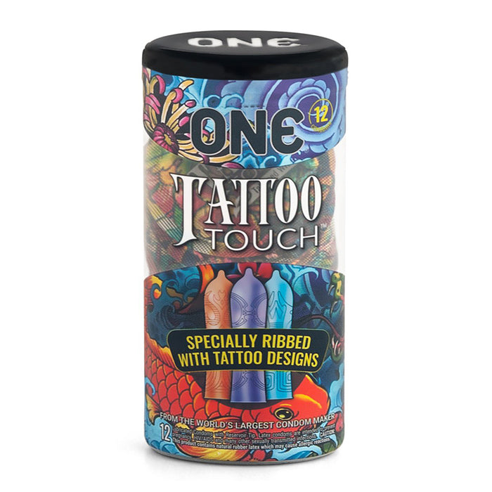 ONE Tattoo Touch Condom 12pk