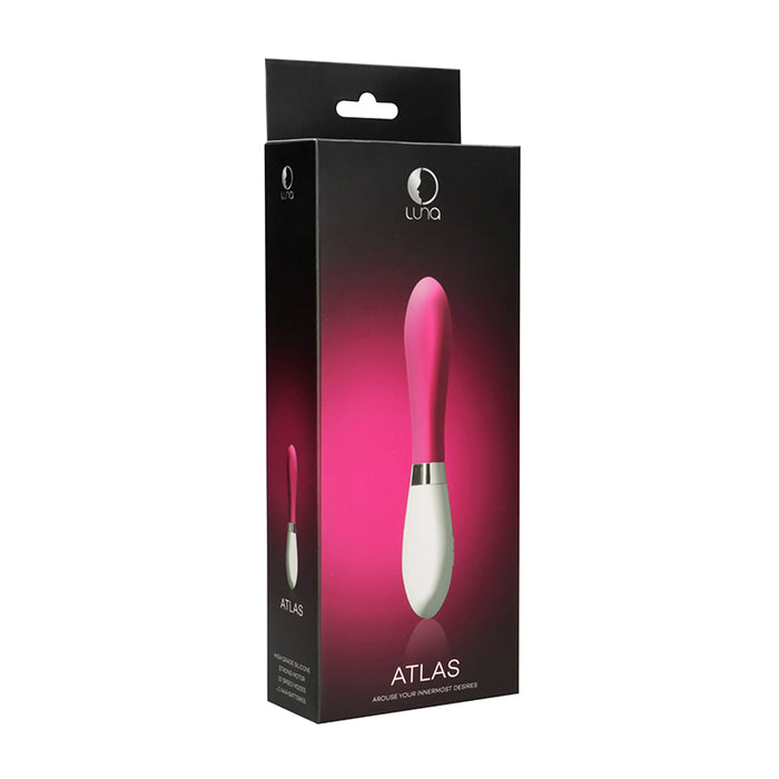 Luna Atlas 10-Speed Silicone Slimline Vibrator Pink