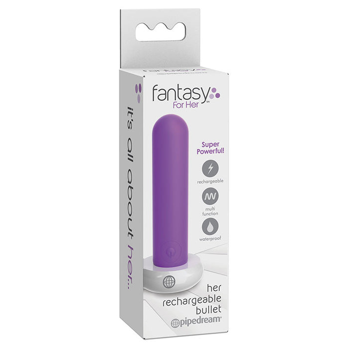 Pipedream Fantasy For Her Her Rechargeable Bullet Vibrator Purple