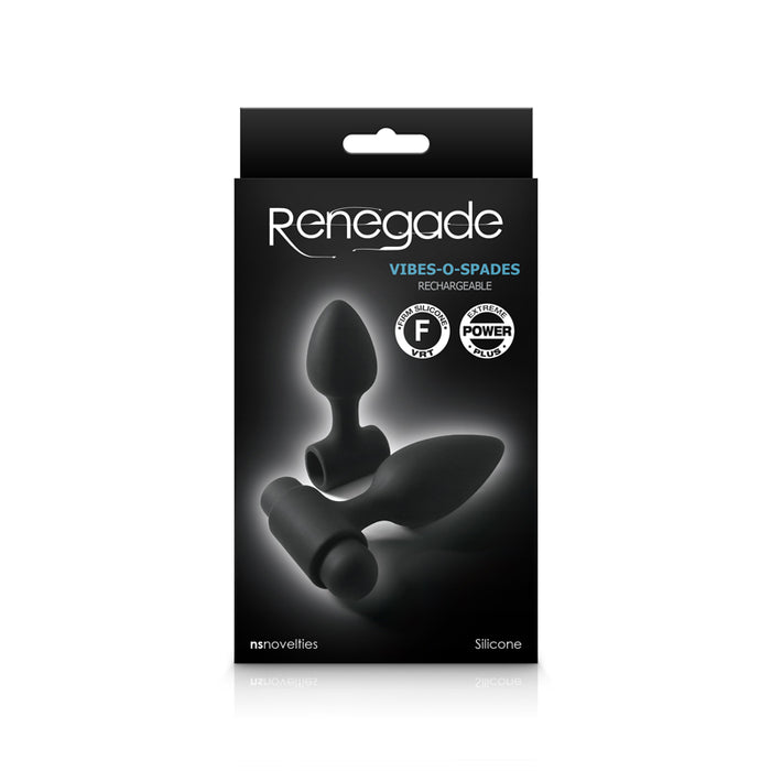 Renegade Vibes-O-Spades Rechargeable Vibrating Anal Plug