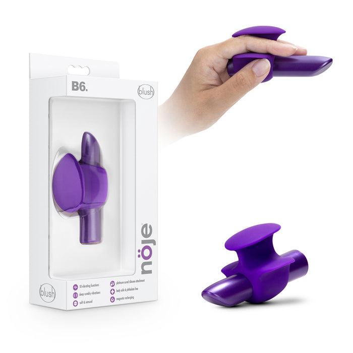 Blush Noje B6. Rechargeable Silicone Finger Vibrator Iris
