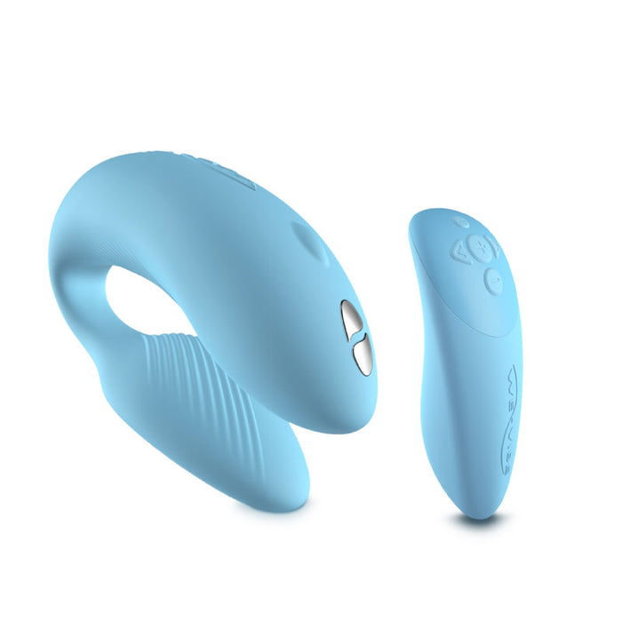 We-Vibe Chorus Rechargeable Remote-Controlled Silicone Couples Vibrator Blue