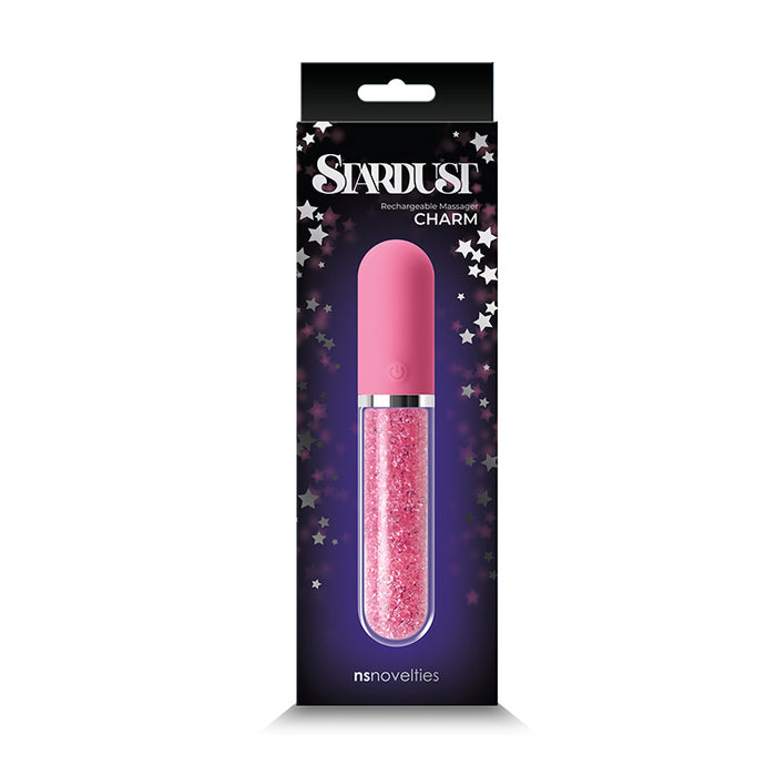 Stardust Charm Rechargeable Massager Pink