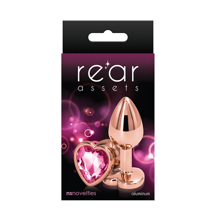 Rear Assets Rose Gold Heart Plug Small Pink