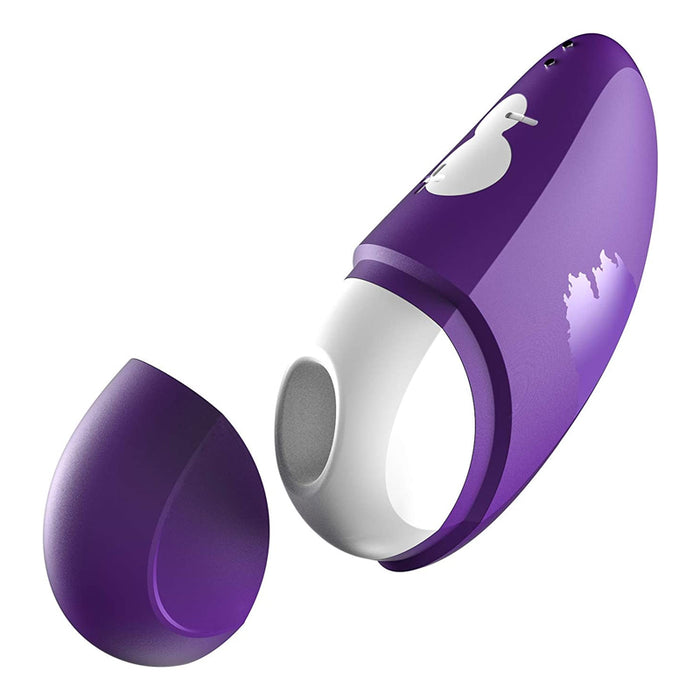 ROMP Free Rechargeable Silicone Pleasure Air Clitoral Vibrator Purple