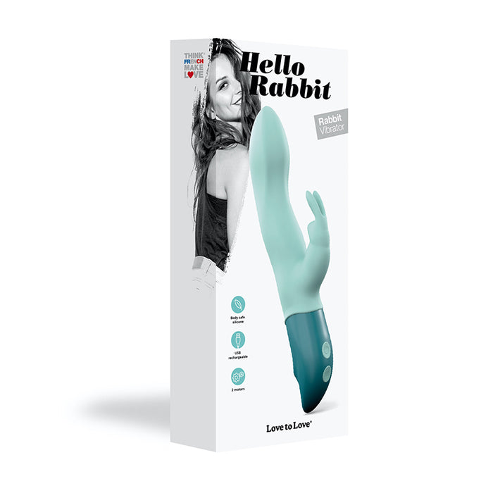 Love to Love Hello Rabbit Rechargeable Rabbit Vibrator Mint