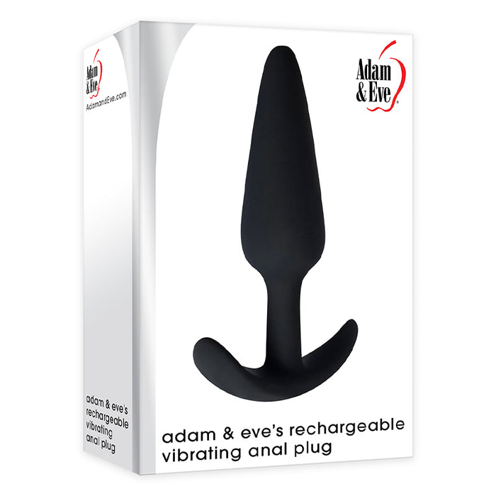 Adam & Eve Adam & Eve's Rechargeable Vibrating Anal Plug Black