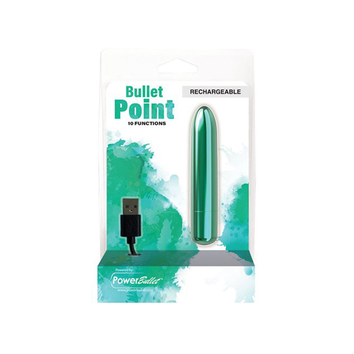 Power Bullet Point Rechargeable - Teal