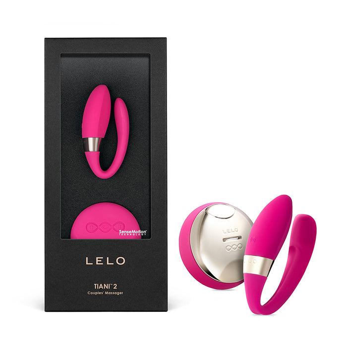 LELO TIANI 2 Rechargeable Dual Stimulation Couples Vibrator With Remote Cerise