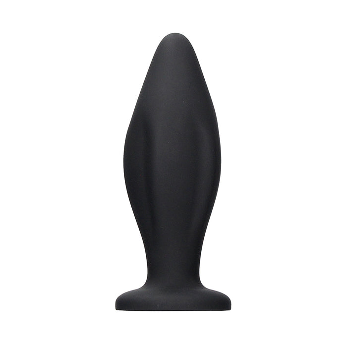 Ouch! Silicone Edgy Anal Plug Black