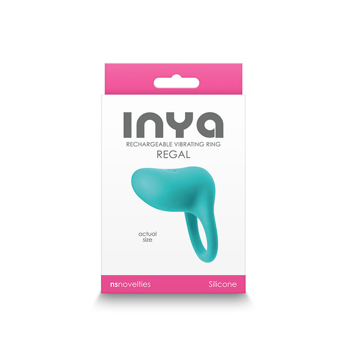 INYA Regal Rechargeable Vibrating Ring Teal
