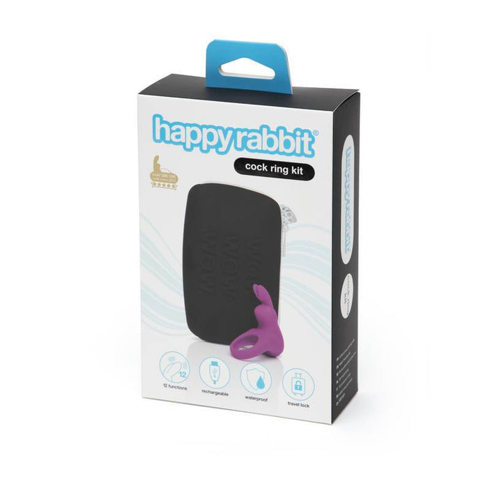 Happy Rabbit 2-Piece Rechargeable Silicone Cockring Kit
