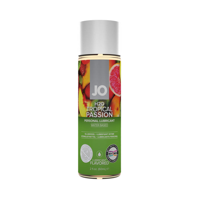 JO H2O Flavored Tropical Passion Lubricant 2 oz.