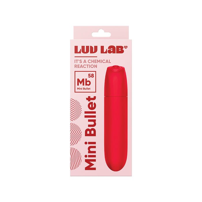 Luv Inc Mb58 Mini Bullet Rechargeable Vibrator Red