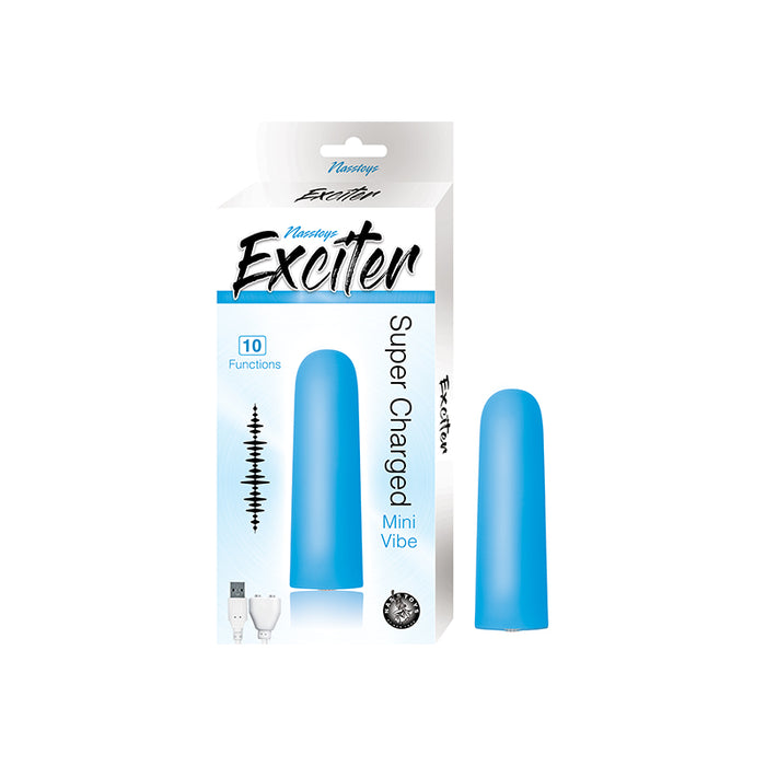 Exciter Mini Vibe Rechargeable Silicone Blue