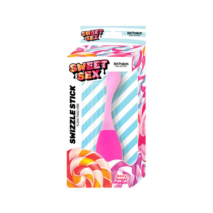 Sweet Sex Swizzle Stick Silicone Flexible Vibe Magenta