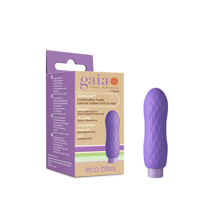 Blush Gaia Eco Bliss Bullet Vibrator and Sleeve Lilac