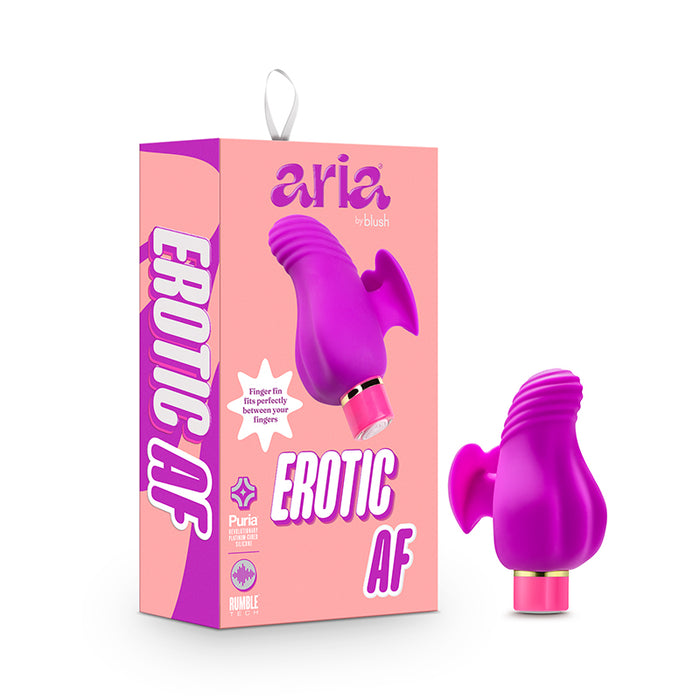 Aria Erotic AF Rechargeable Silicone Mini Vibrator Plum