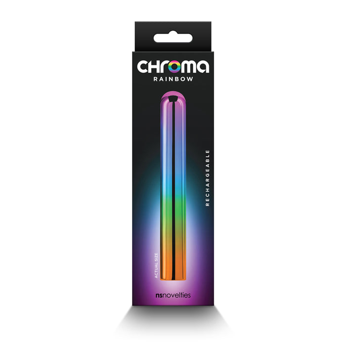 Chroma Rainbow Rechargeable Vibrator Large