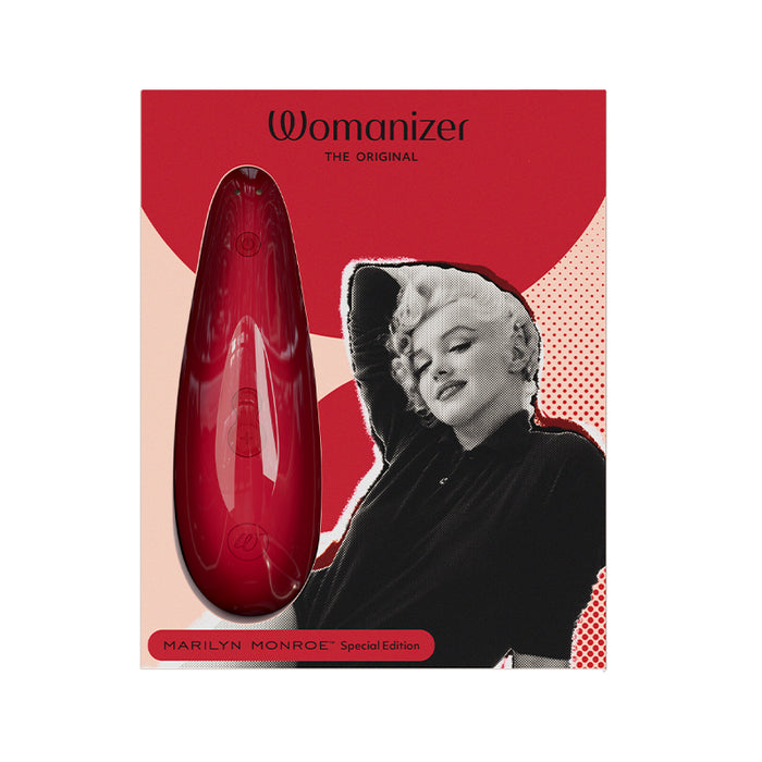 Womanizer x Marilyn Monroe Classic 2 Special Edition Rechargeable Silicone Pleasure Air Clitoral Stimulator Vivid Red
