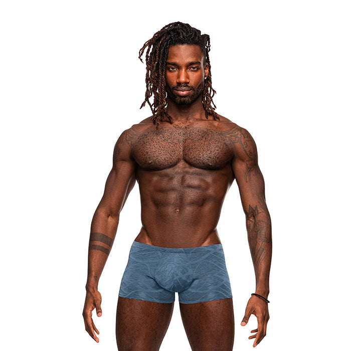 Male Power Inter-Mingle Mini Short Blue XL